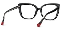 Fenn Cateye Black Glasses4