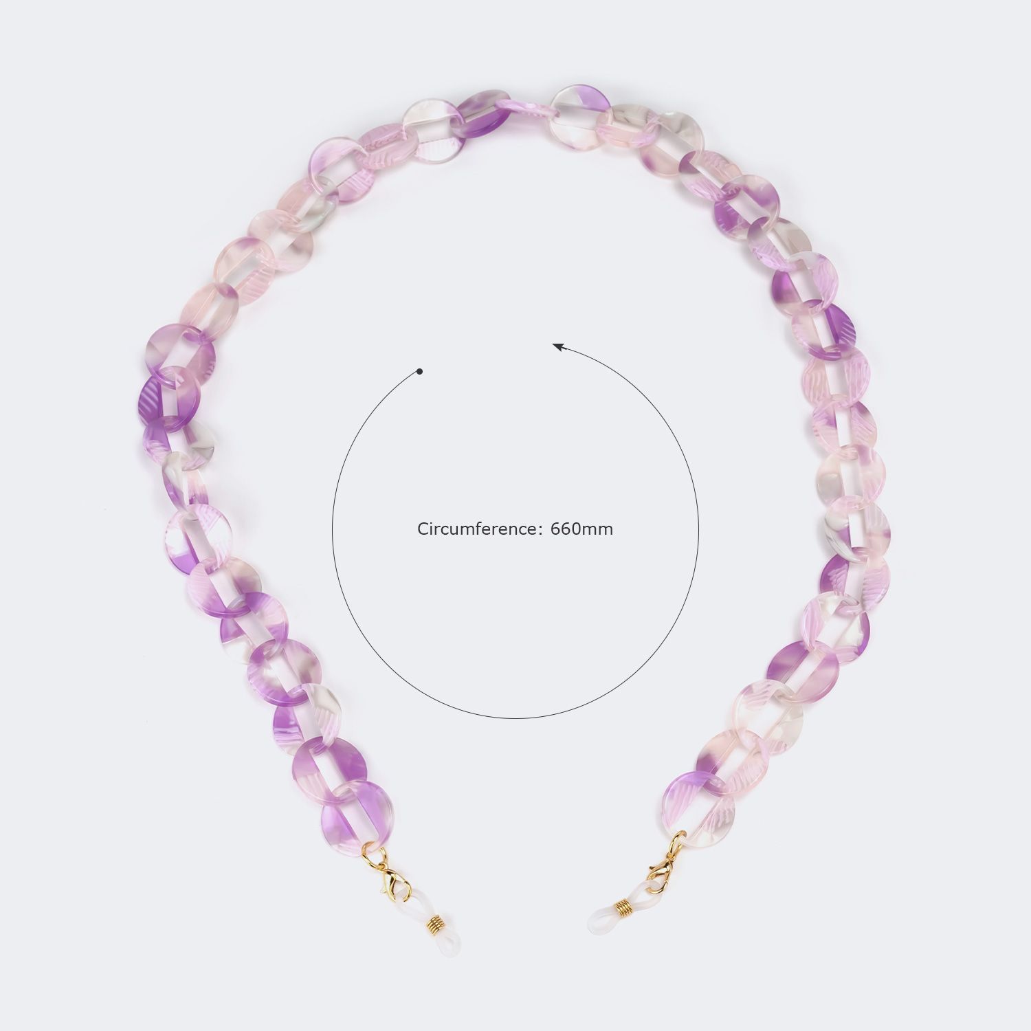 Stylish Pretty Purple Eyeglasses Chains2