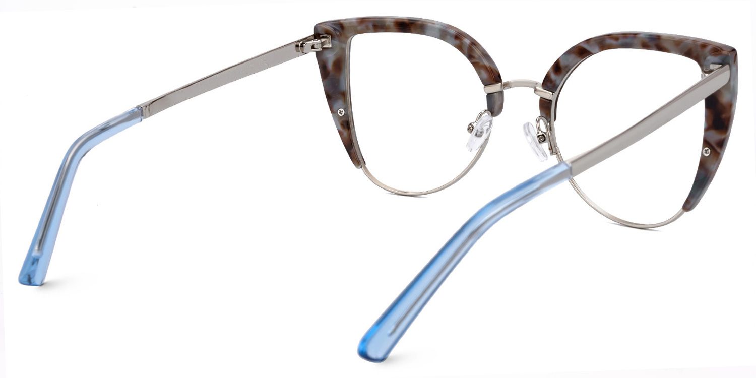 Brewer Cat Eye Tortoise Glasses | Zeelool Glasses3