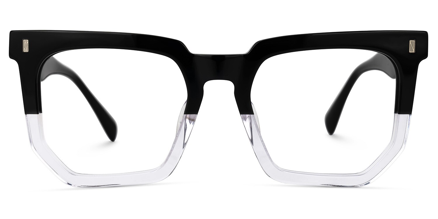 Destiny Square Black-Crystal Glasses0