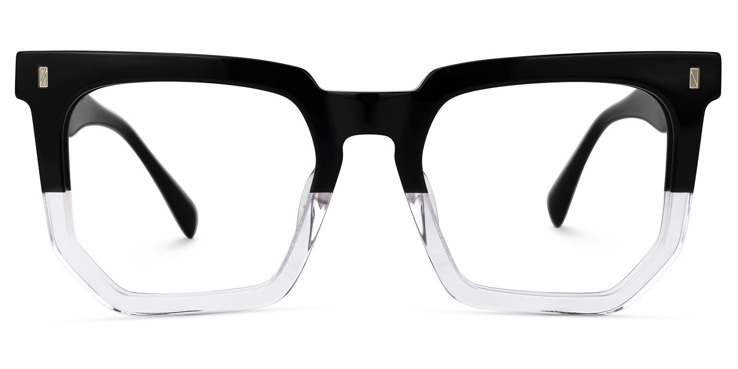 Destiny Square Black-Crystal Glasses0