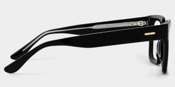 Benjamin Rectangle Black Glasses4