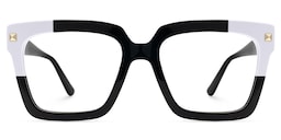 Glendalis Square Black Glasses0