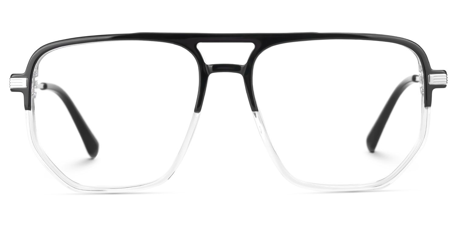 Aviator Adris Black Glasses deals -Zeelool Glasses0