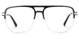 Adris Aviator Black Glasses0