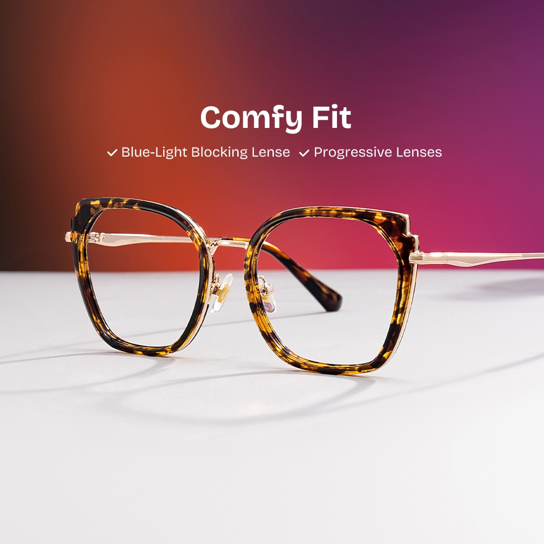 Murcia Square Tortoise Glasses