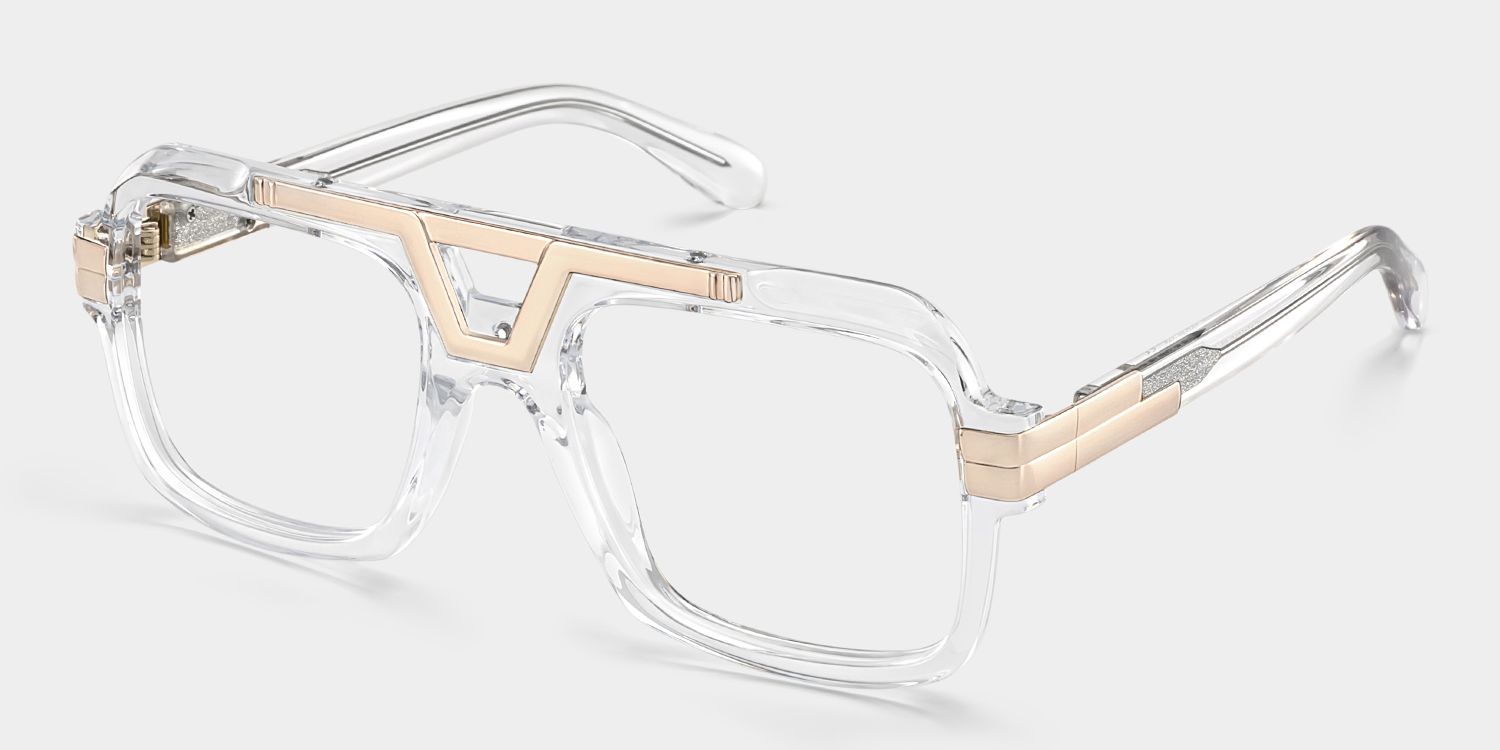 Croswell aviator transparent glasses for men Online | ZEELOOL1