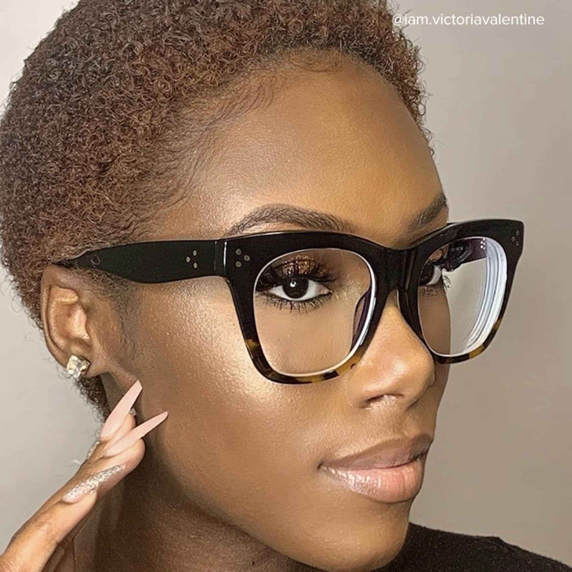 Tandy Rectangle Tortoise Frame Glasses | Zeelool8