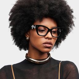 Skylar Black Butterfly Glasses1