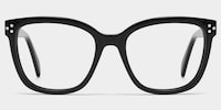 Scarlett Square Black Glasses1
