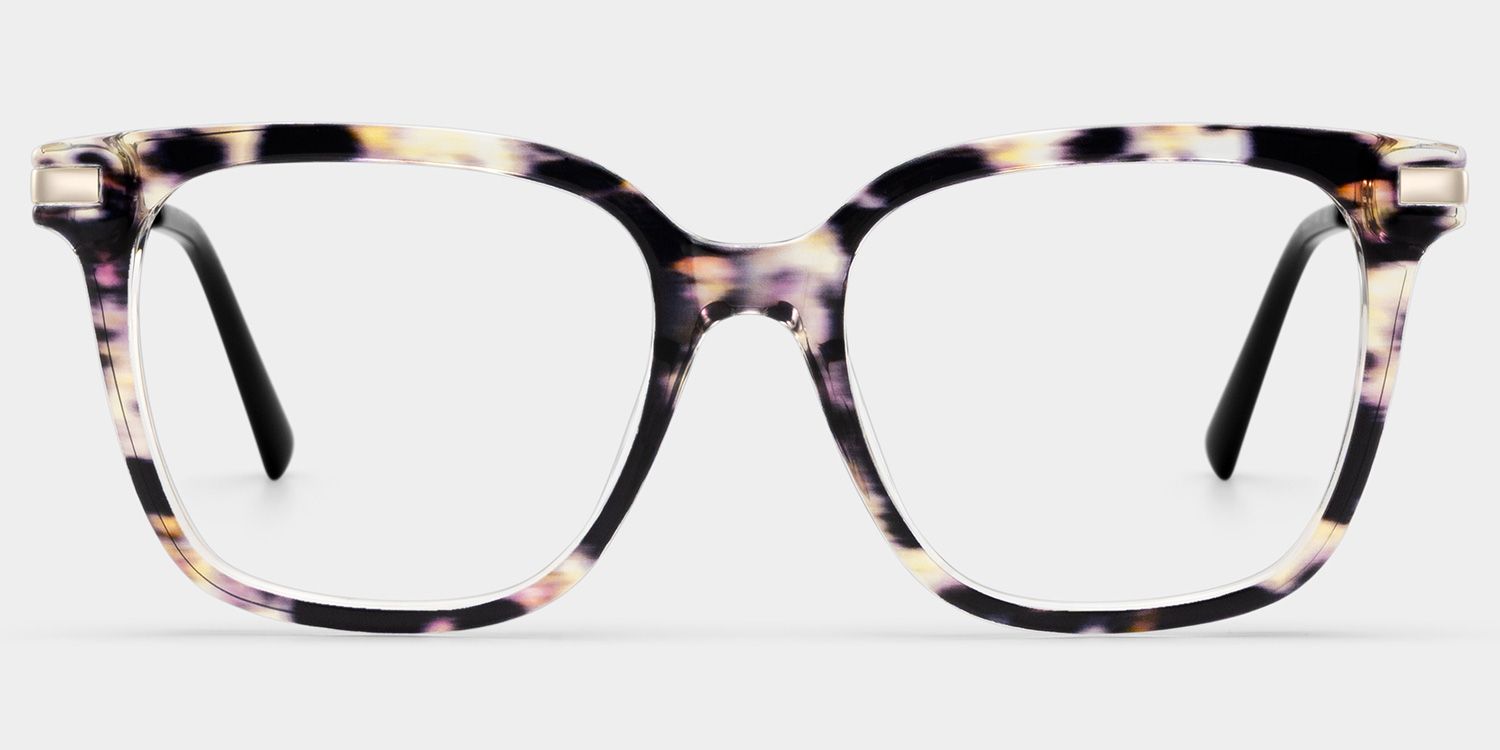 Jacqui Natural Tortoise Square TR90 Glasses | ZEELOOL