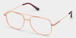 Poppy Gold Aviator Glasses3