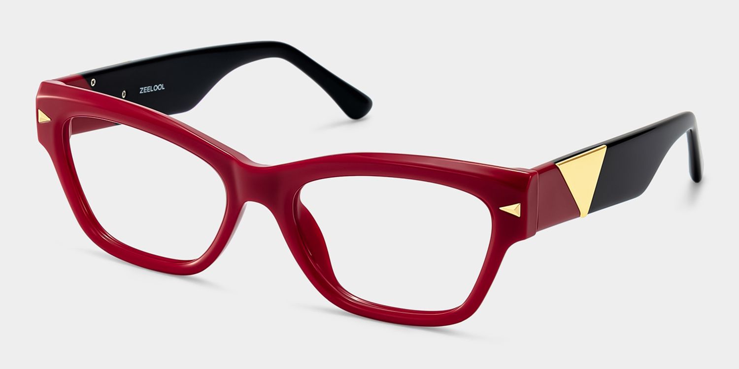 Briar Red Cat-Eye Eyeglasses | ZEELOOL3