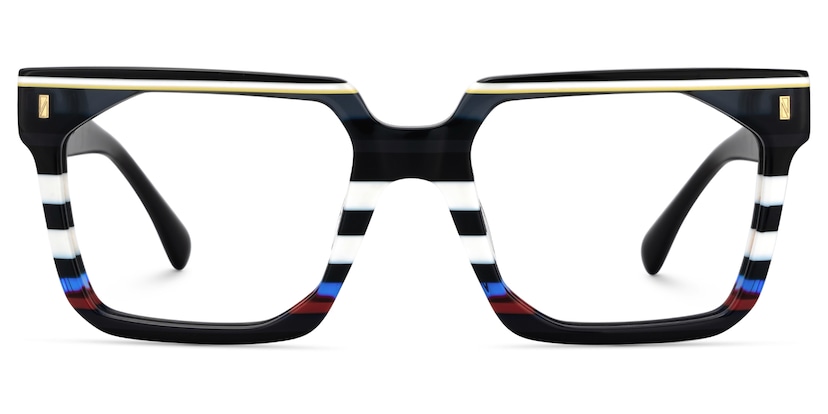 Laguer Rectangle Black Glasses