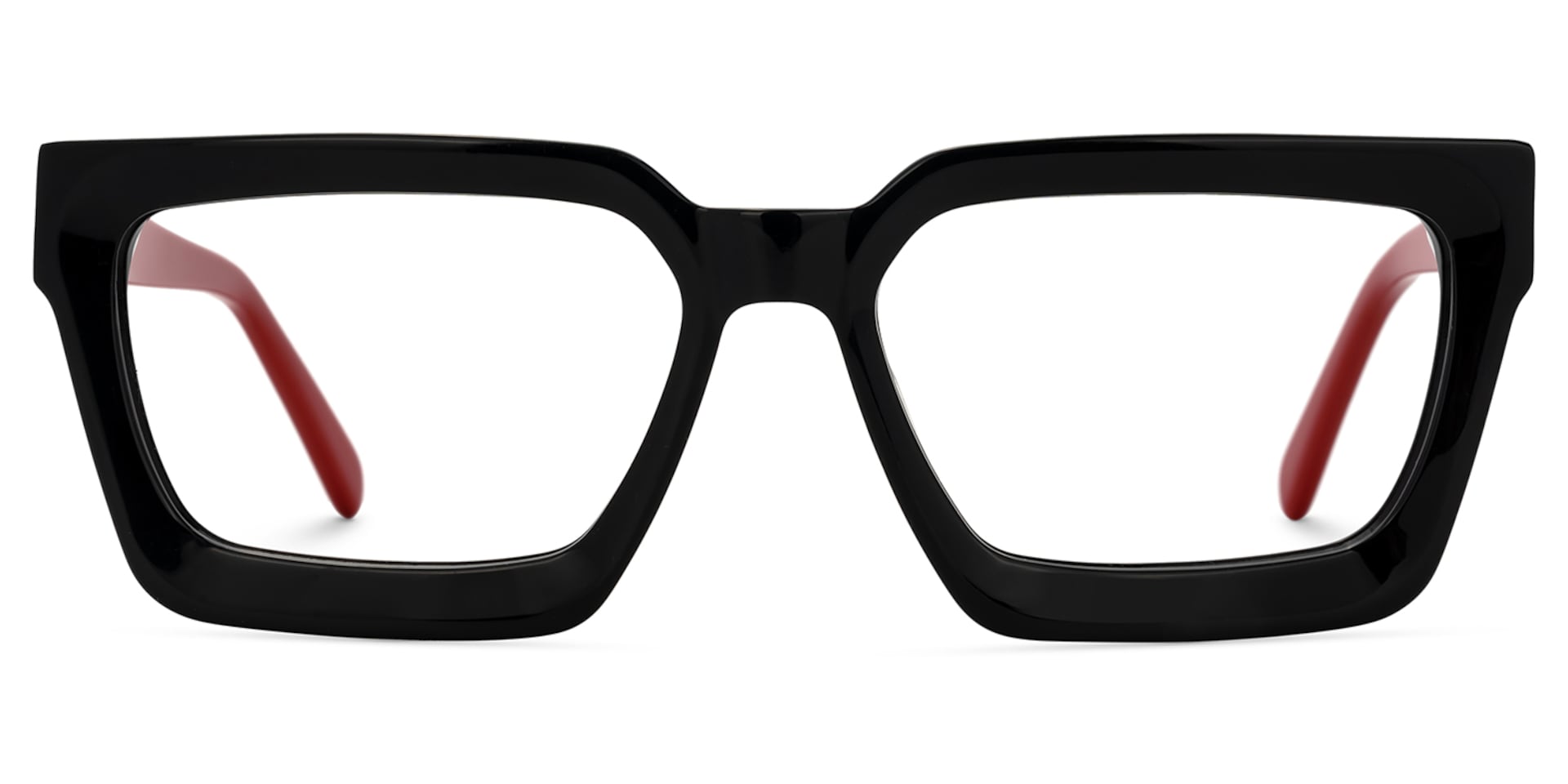 Black Frame Rectangle Glasses For Men2