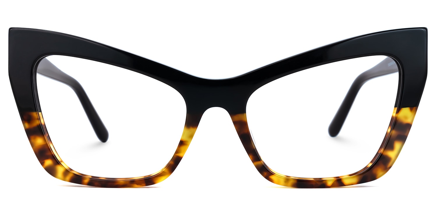 Driscoll Cateye Yellow-Tortoise Glasses