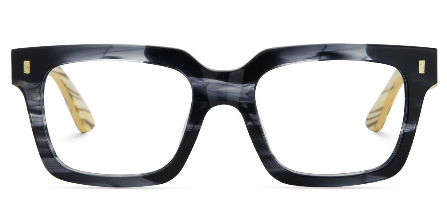 Smoke Grey Glasses With Wood Temples1