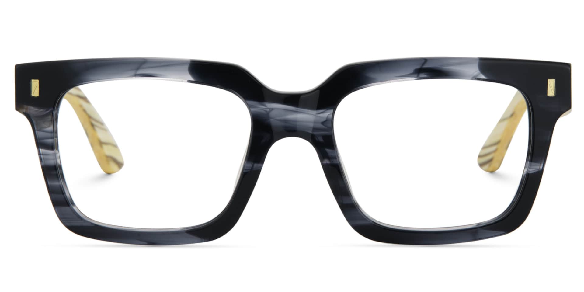 Smoke Grey Glasses With Wood Temples1