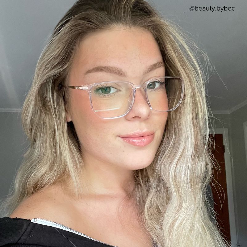 Fezell TR90 Square Clear Frame Glasses | Zeelool Optical7