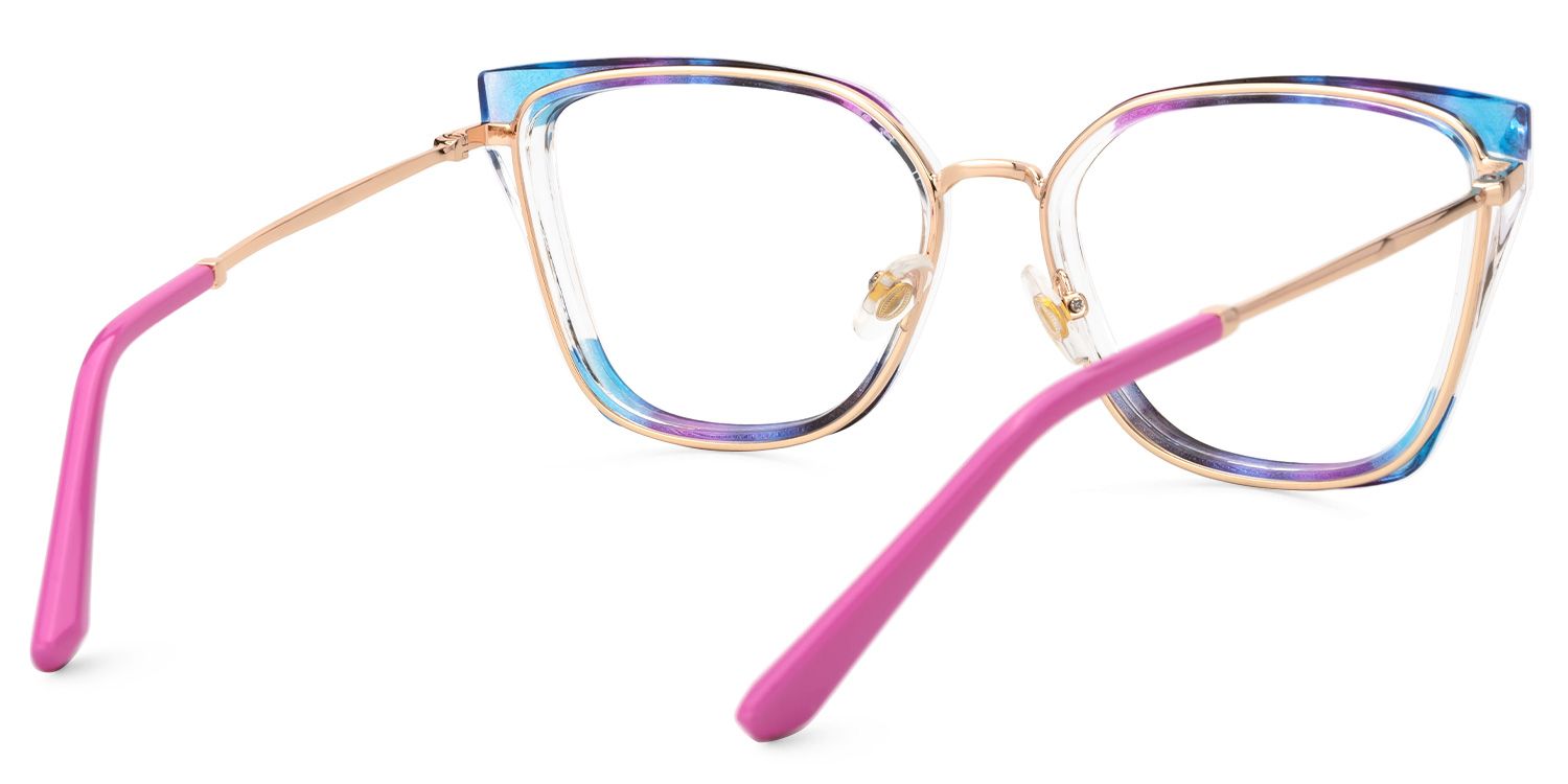 Martins TR90 Rectangle Multicolor Frame Glasses | Zeelool3