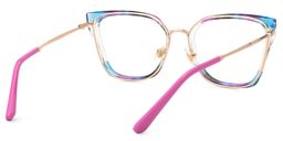 Martins Rectangle Multicolor Glasses3