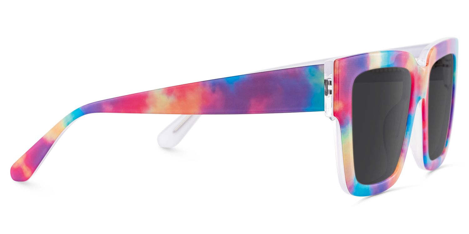 Pop Colorful Rectangle Polarized Sunglasses for Driving | ZEELOOL