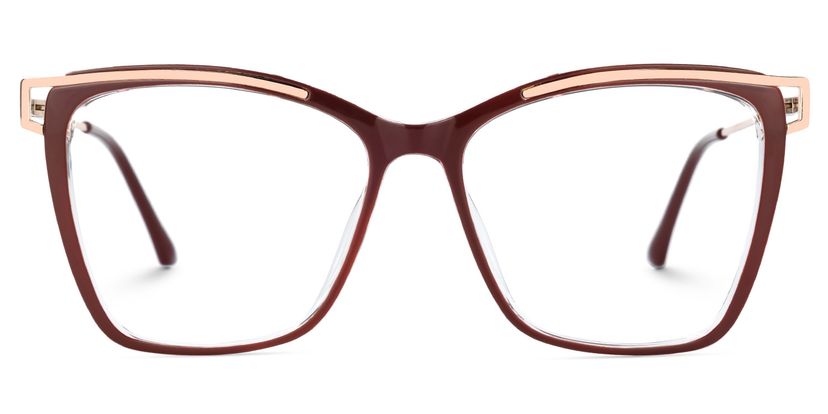Krystle Red Square Glasses