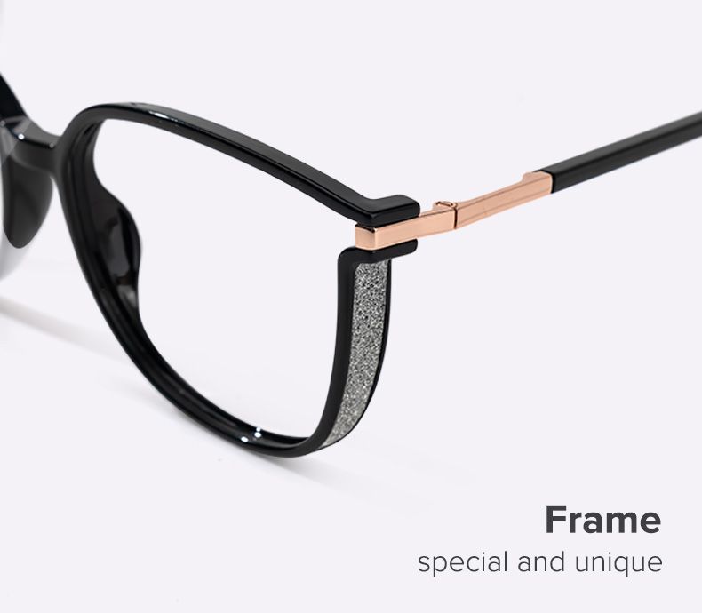 Rodz Black Frame Glasses 