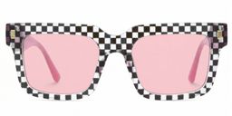 Thomason Black Clear Rectangle Sunglasses0