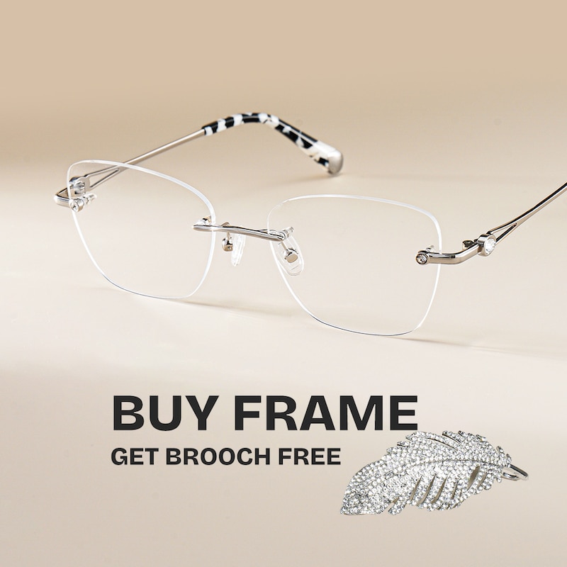 Rectangle Silver Eyeglasses- Seth Metal Frame Glasses1