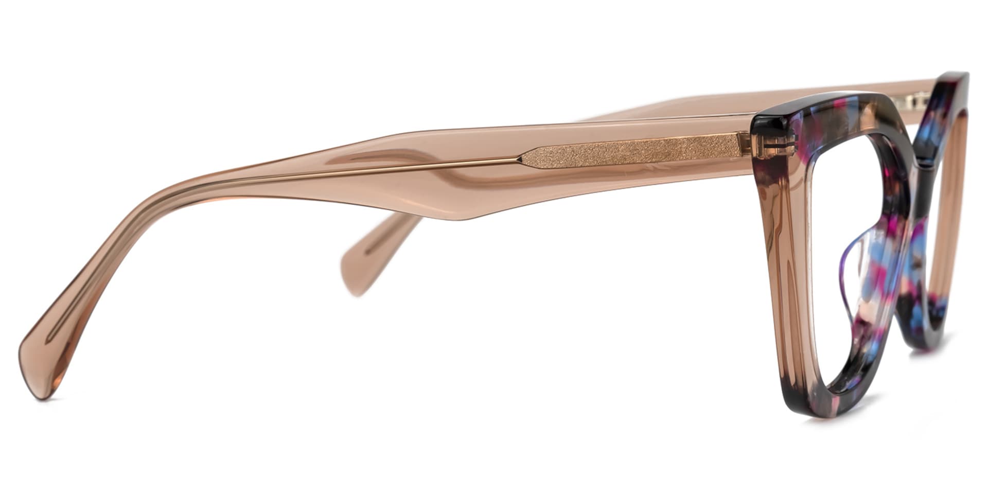 Nolia Cat-eye Floral Eyeglasses and Frames Glasses2