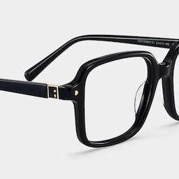 Talia Square Black Glasses7