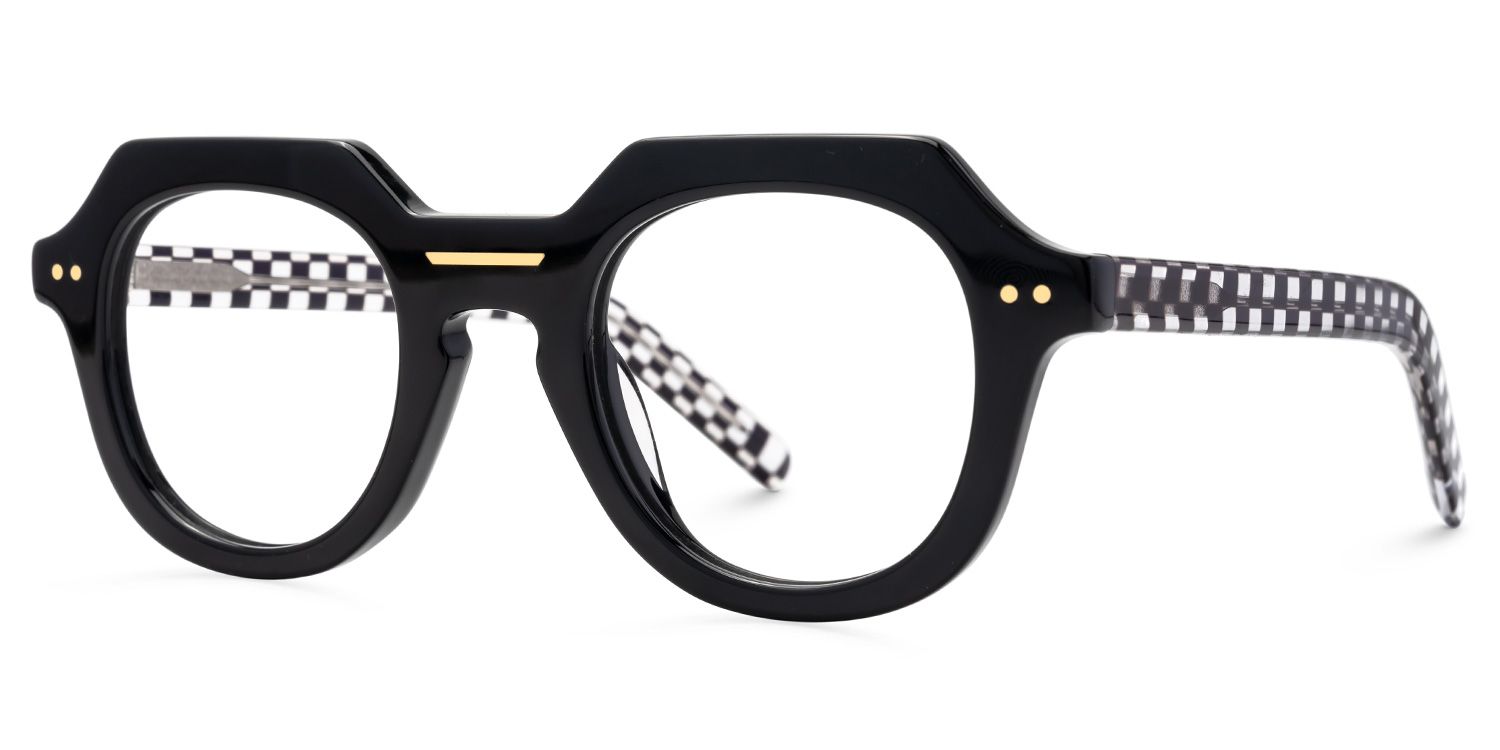 Black Geometric Eyewear - Jameica on Sale | Zeelool1