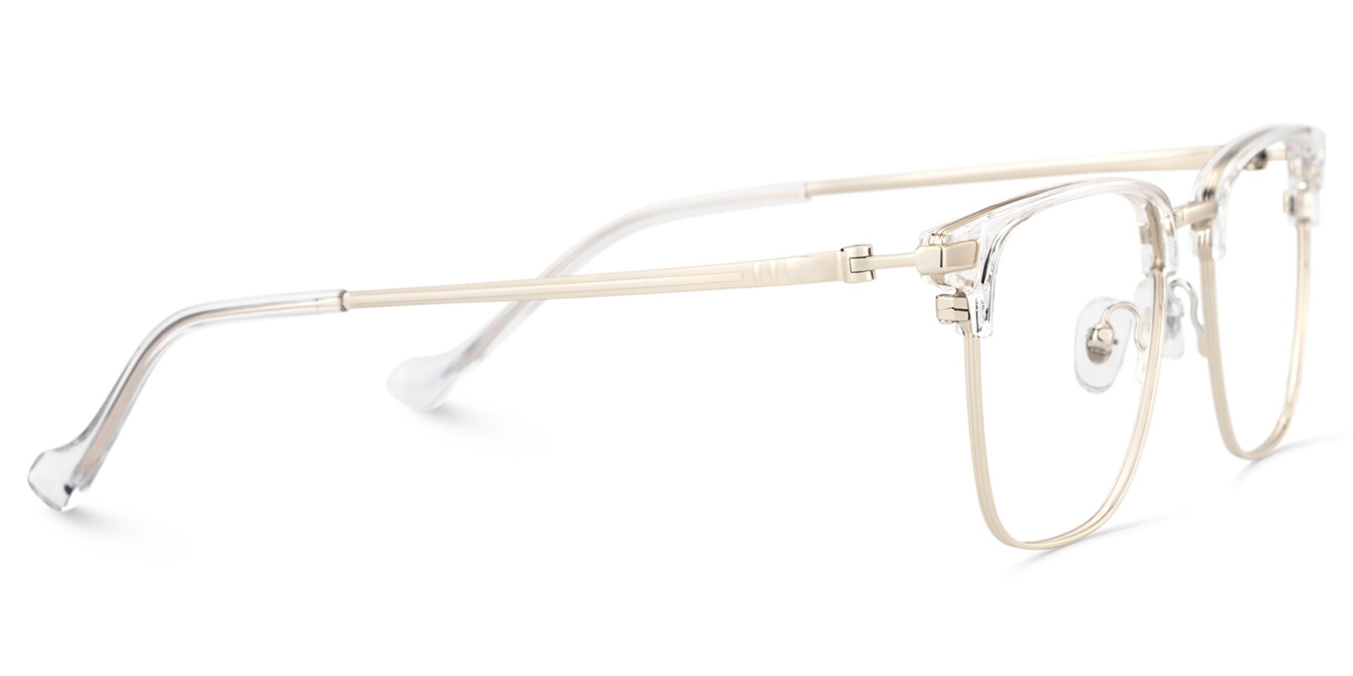 Owen Eyeglasses in Square Black Gold Frame | Zeelool4