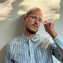 Calvin Aviator Silver Glasses6