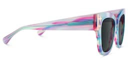 Minfia Square Blue Purple Glasses4