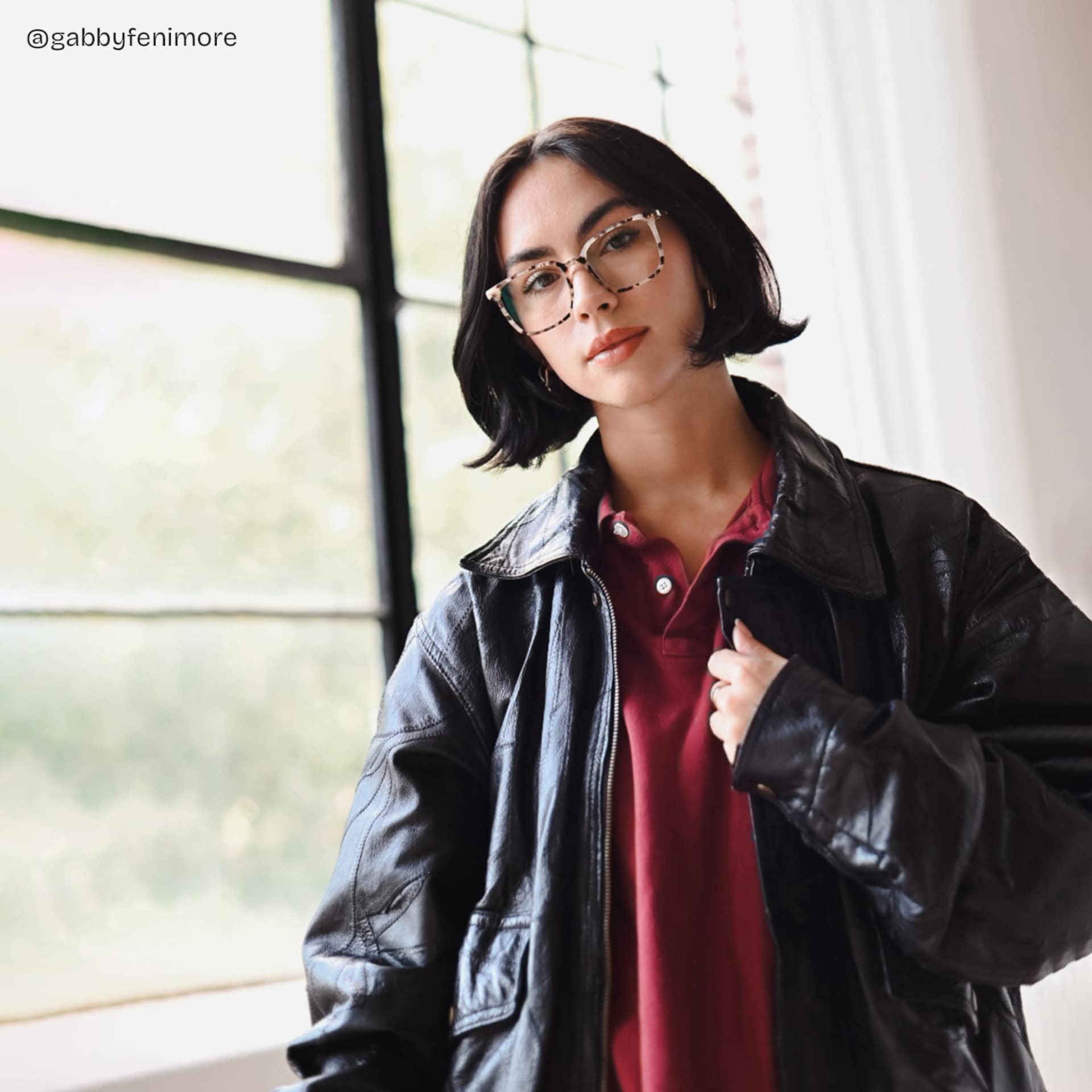 Zoe Tortoise Frame Glasses with Square Frame Online | ZEELOOL12