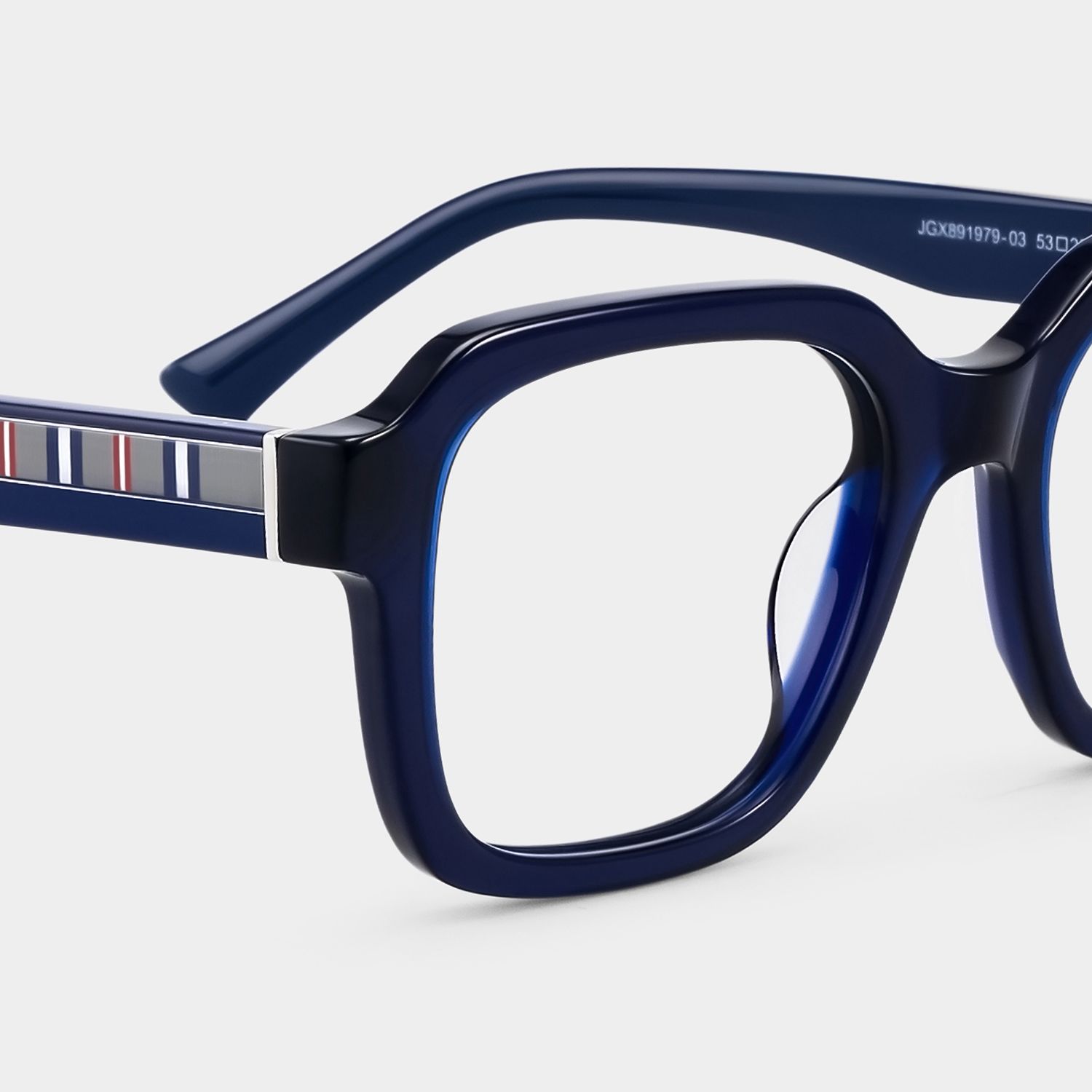 Parker Blue Square Frame Glasses for Women | ZEELOOL5