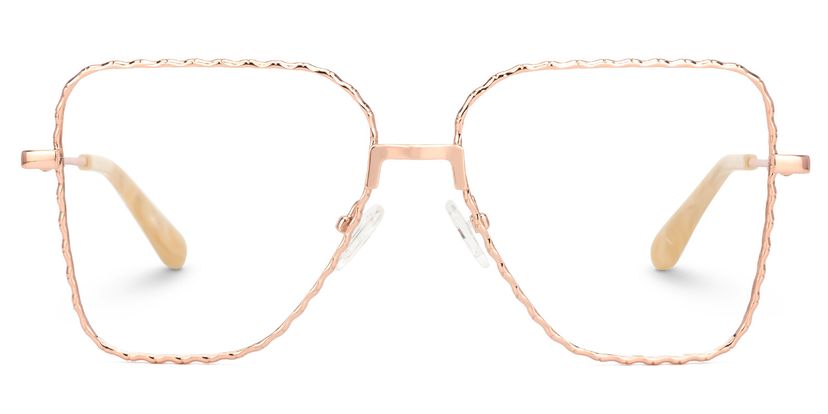 Alisandra Aviator Rose Gold Glasses
