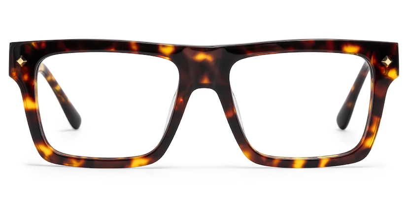 Trent Rectangle Tortoise Glasses