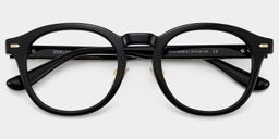 Frances Round Black Glasses2