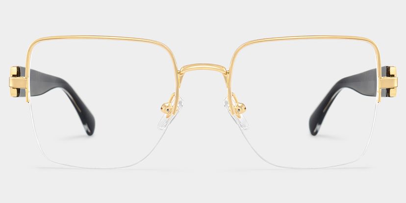 Lauren Square Gold Glasses