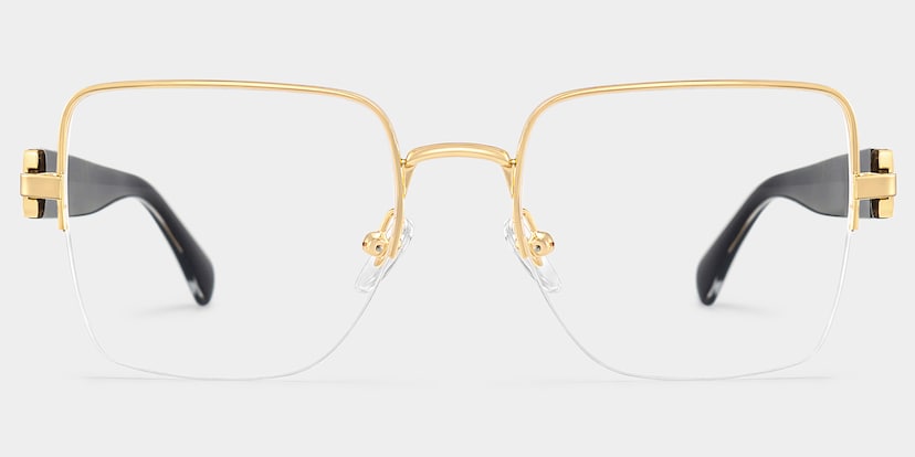 Lauren Square Gold Glasses