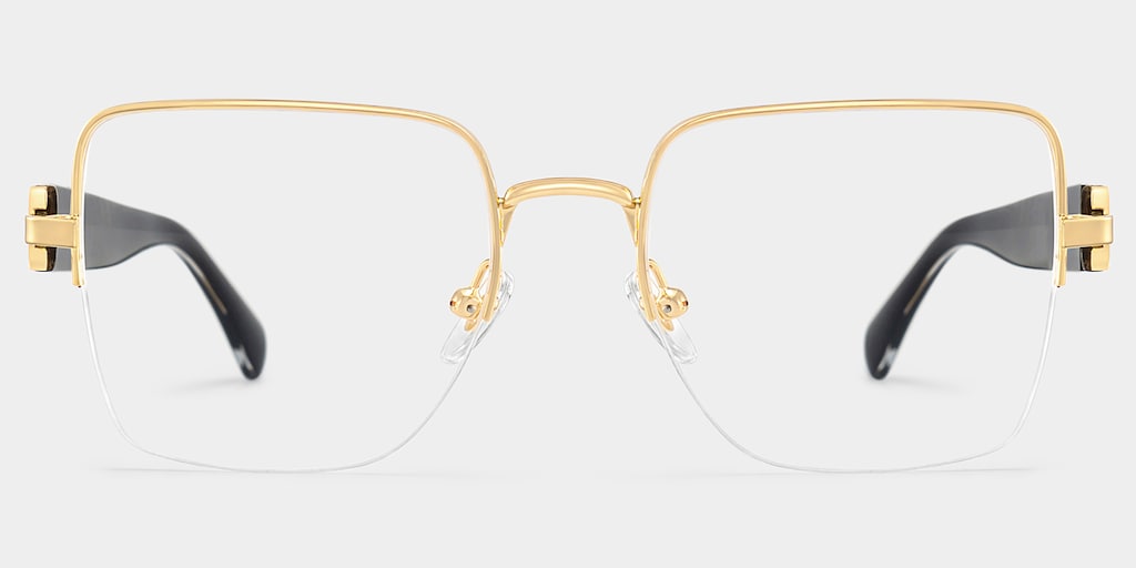 Lauren Square Gold Glasses