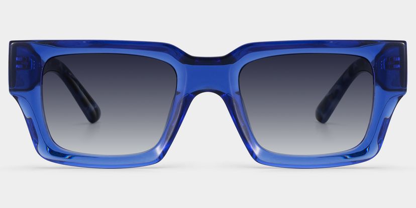 Orson Rectangle Blue Glasses