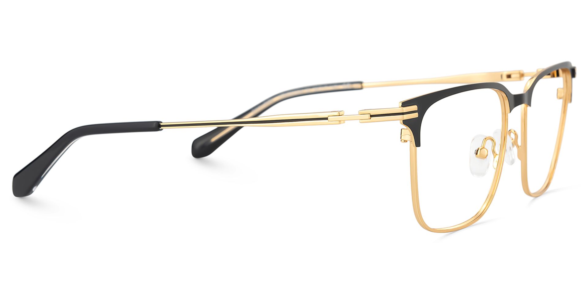 Marshall Gold Rectangle Prescription Glasses | Zeelool3