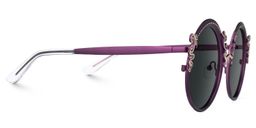 Nelida Round Purple Glasses2