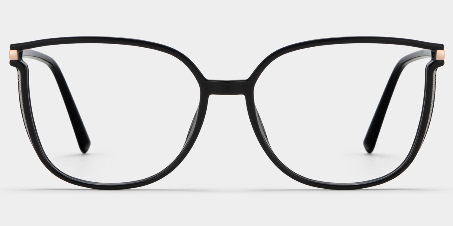 Rodz Square Black Frame Glasses with Prescription Lens | ZEELOOL2