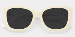 Rosie Cream White Butterfly Sunglasses1