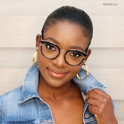 Laraine Cat Eye Black Glasses5